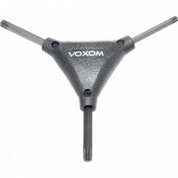 Llave Torx en Y Voxom WKL3 T25/T30/T40 Negra - Herramienta de Precisión 70g - 1