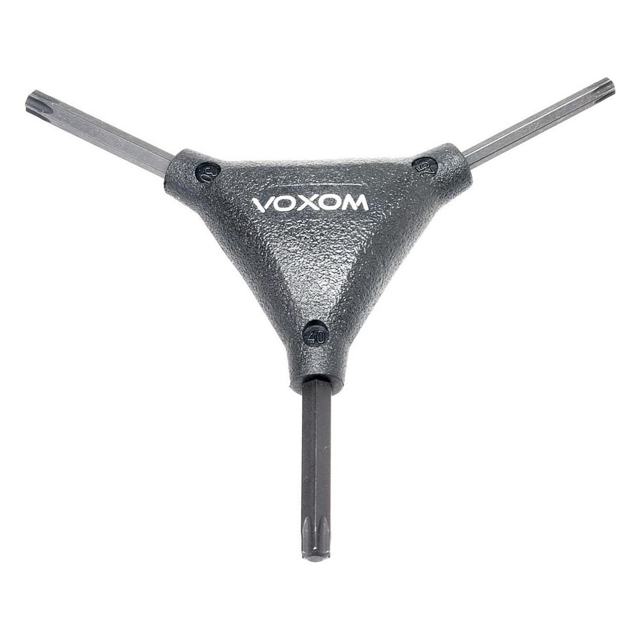 Llave Torx en Y Voxom WKL3 T25/T30/T40 Negra - Herramienta de Precisión 70g - 1