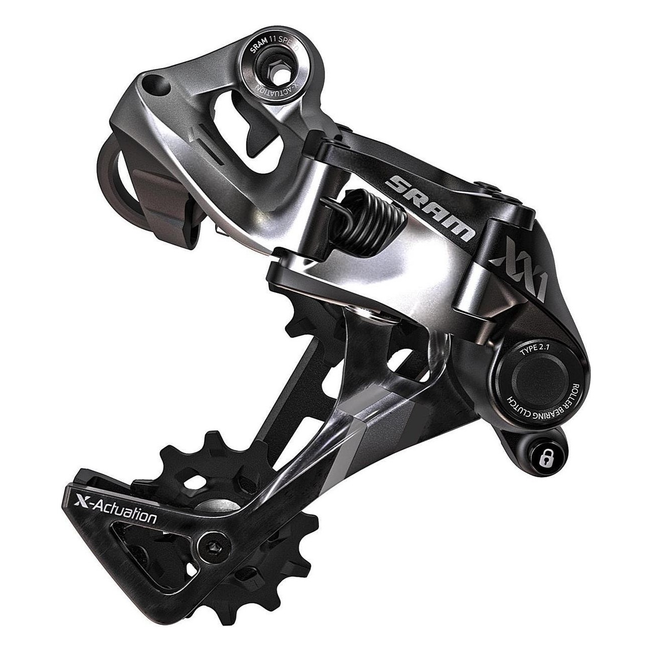 XX1 Type 2.1 Rear Derailleur 11 Speed Black with X Horizon Technology - 1