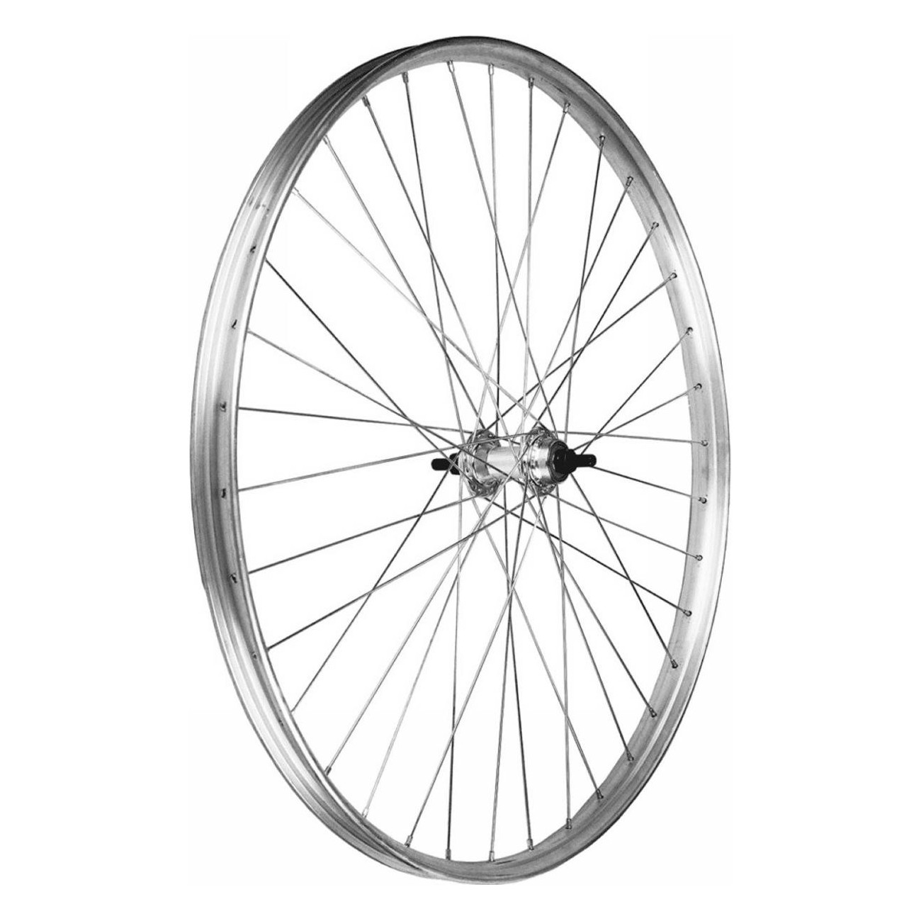 Roues Arrière 28' en Aluminium pour Vélo, 1 Vitesse, Roulements, V-Brake - 1