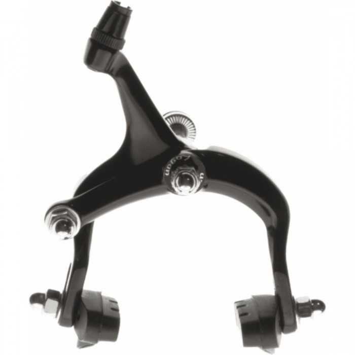 Coppia Freni V-brake Meccanici in Alluminio Nero per Fixed Bike, Altezza 41/67 mm, Mono-pivot - 1 - Pinze e comandi - 8059796062