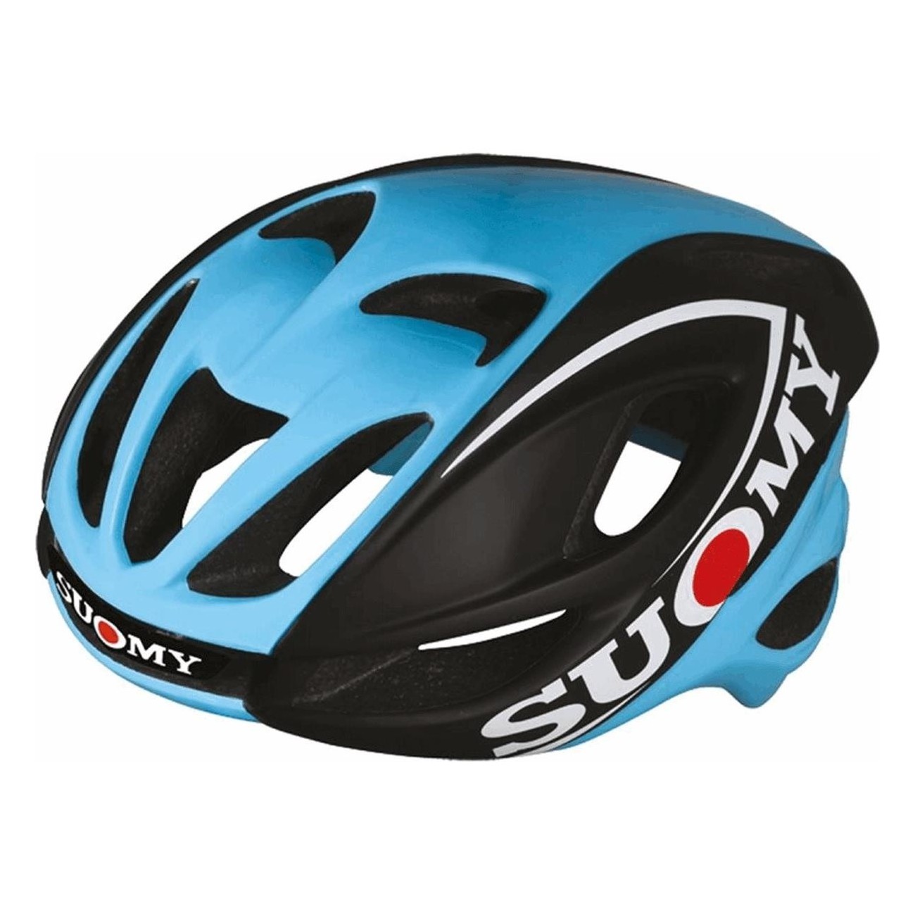 Casco SUOMY Glider Nero/Azzurro Taglia L (59-62 cm) - Leggero 240g per Attività Sportive - 1 - Caschi - 8020838312016