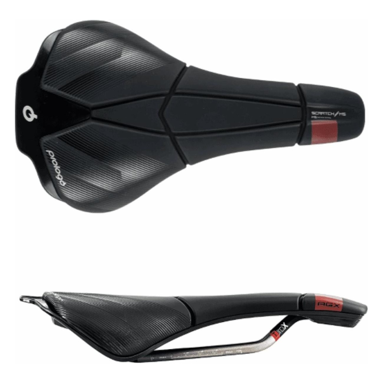 Scratch-M5 AGX 140mm TiroX Black Unisex Saddle for Gravel & Cyclocross - 1