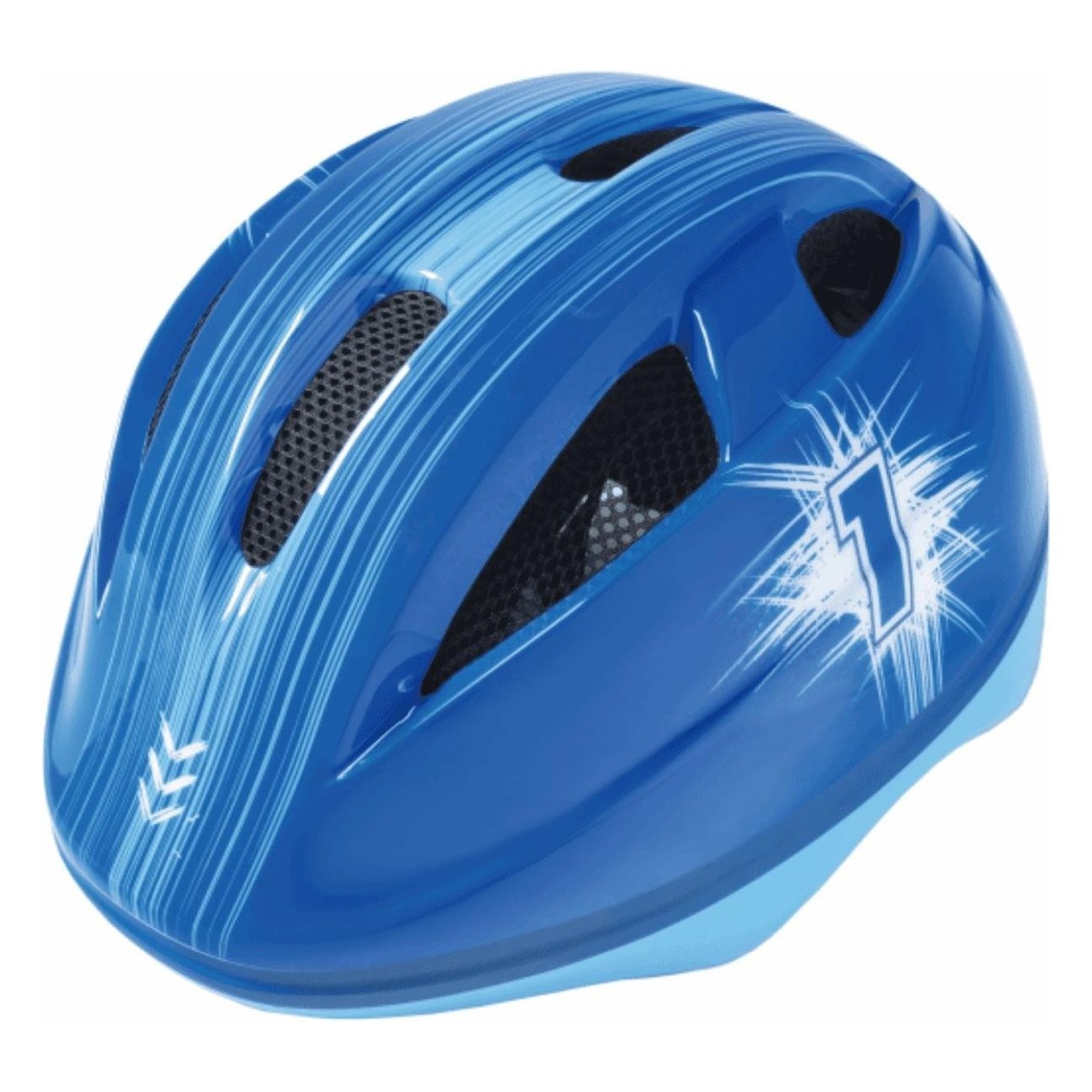 Blue Kids Helmet Size S (52-56 cm) EN1078 Certified with Ventilation - 1