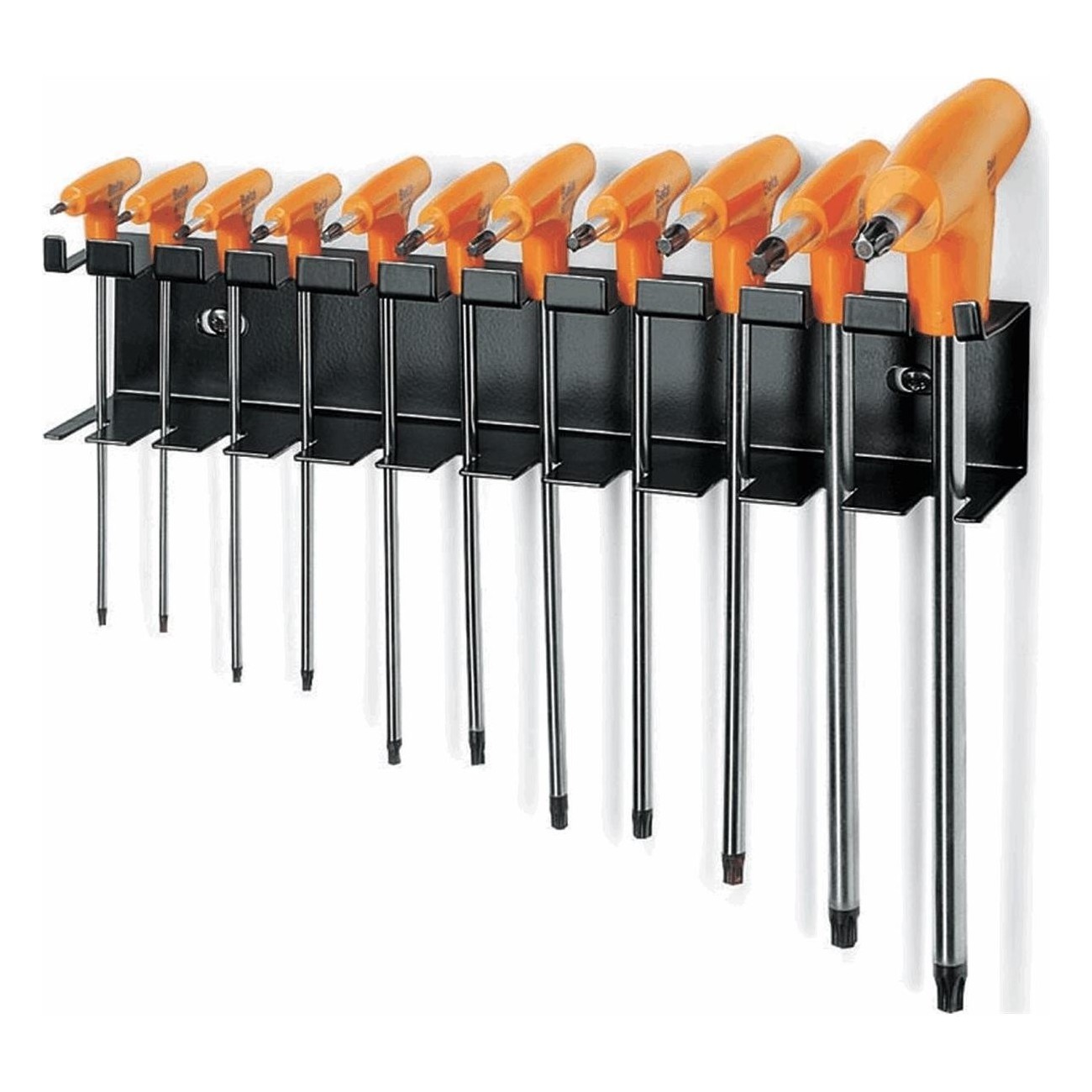 Set de Clés Torx 11 Pièces T8-T50 Beta à Accrocher - Idéal pour Vissage - 1