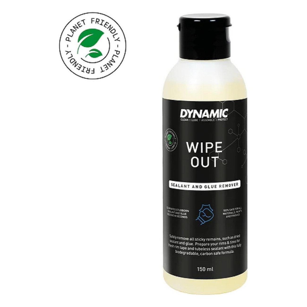 Dynamic Wipe Out - Dispositivo Rimozione Sigillante per Bicicletta 150 ml, Ecologico e Biodegradabile - 1 - Lubrificanti e olio 