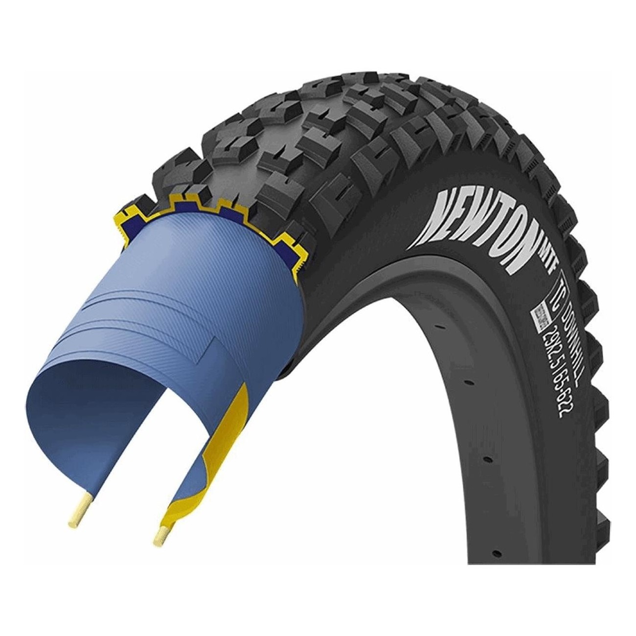 Copertone Goodyear Newton MTF 27.5x2.5 Tubeless Downhill Nero per Prestazioni Estreme - 1 - Copertoni - 0810432031806