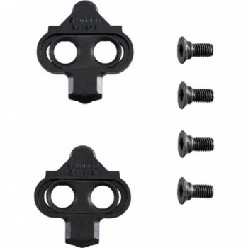 Tacchette Shimano SPD-SL SM-SH51 per Pedali Road, Oscillazione 4°, Nero - 1 - Tacchette - 4550170646967