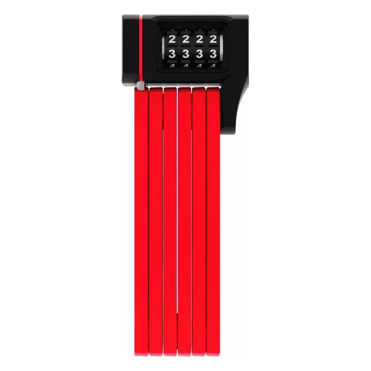 Ugrip Bordo 5700 Red 80cm Folding Lock with Combination and Steel Bars - 2