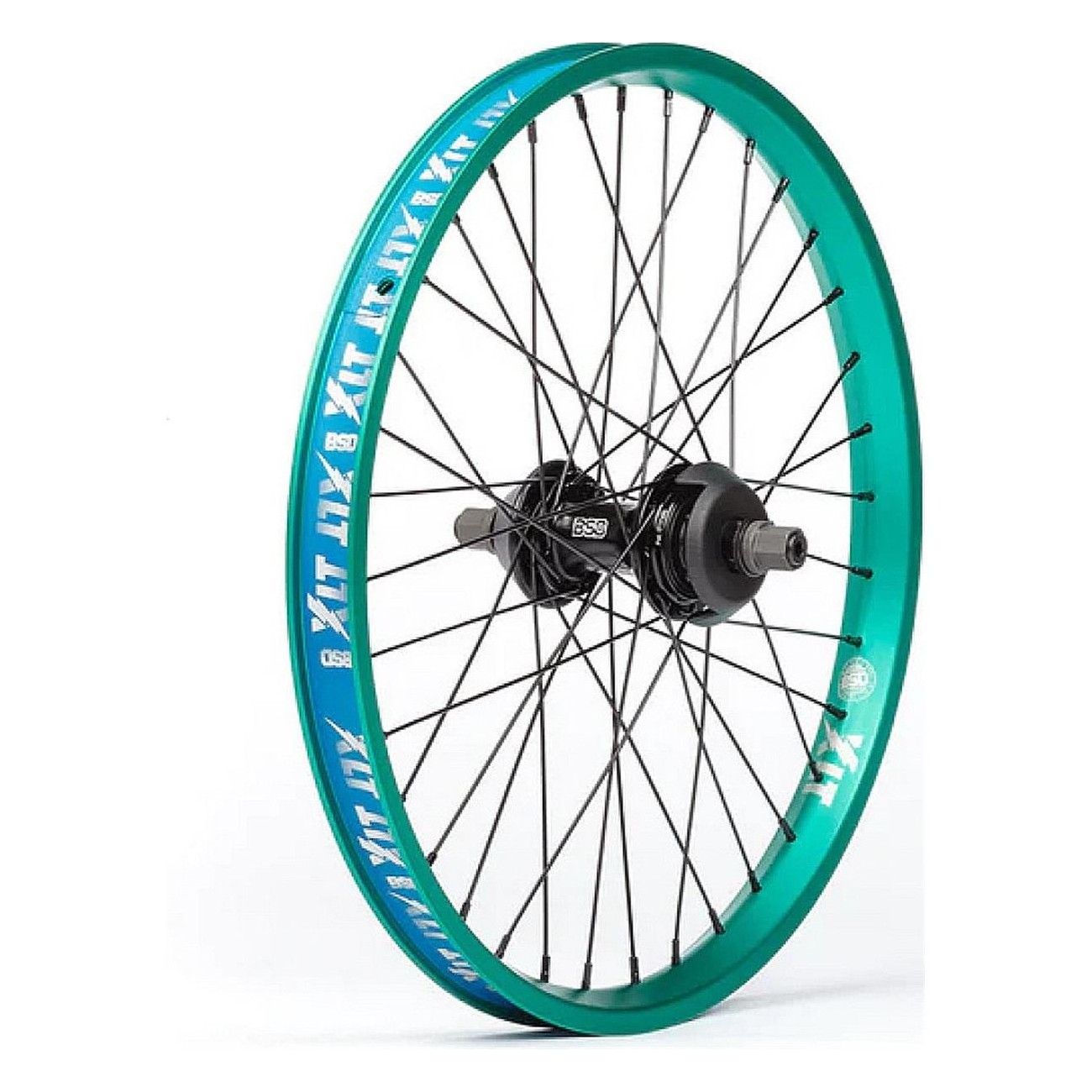 Roues XLT Revolution RHD Noire avec Paramozzi et Moyeu BSD - 1