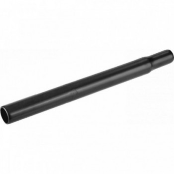 Tija de acero negro 26.0x280mm sin abrazadera para bicicleta - 1