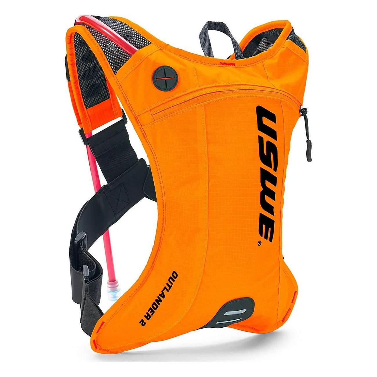 Mochila Hidratante USWE Outlander 2 Litros Naranja para MTB, Carretera y Gravel - 1