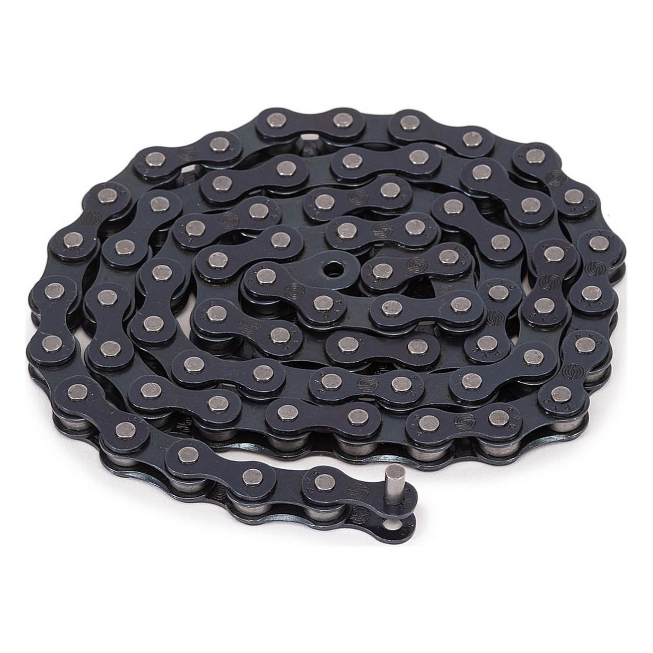 Black Type 410 Drive Chain - Size 1/2 x 1/8, Reliable and Durable Performance - 1