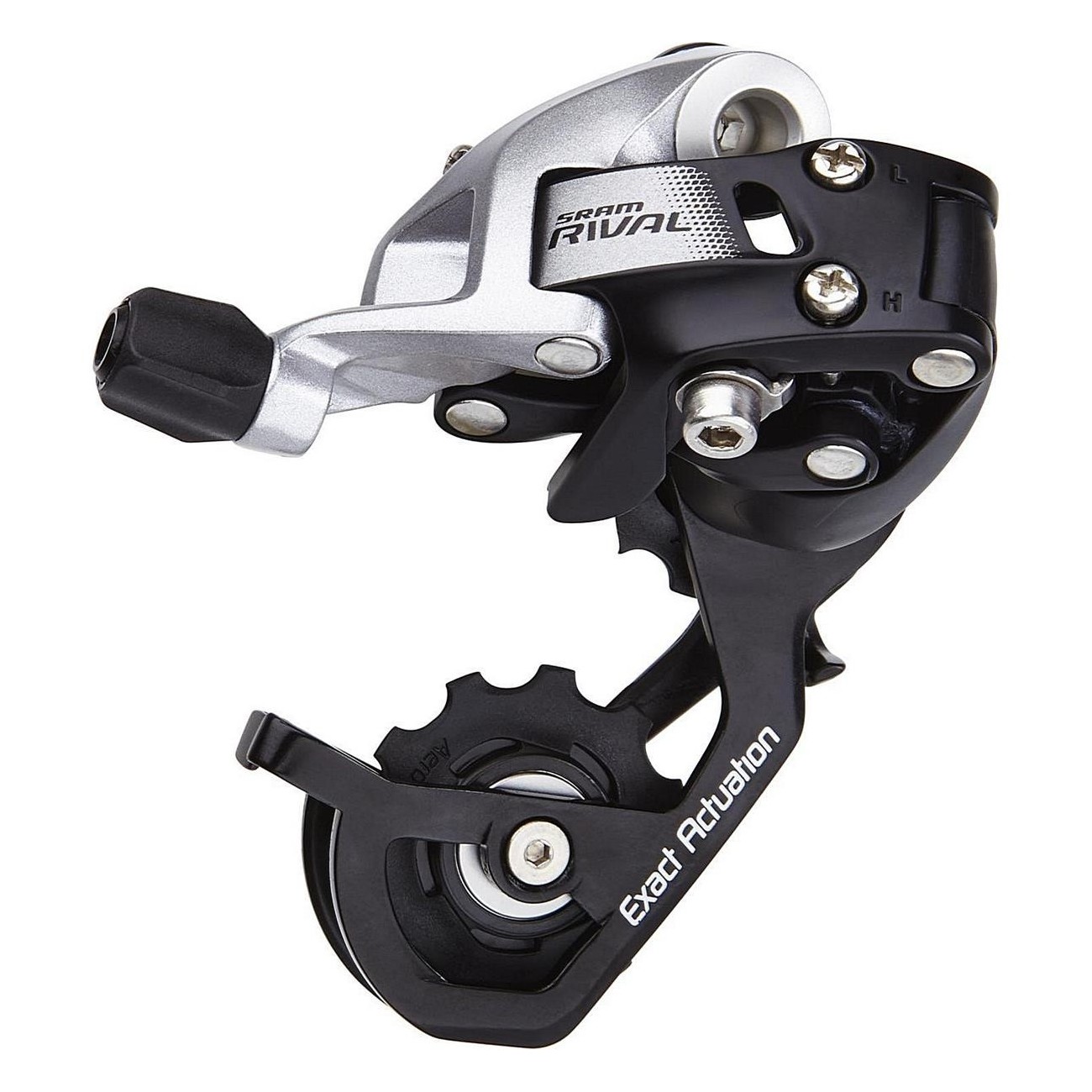 Desviador Trasero SRAM Rival 22 11V Negro, Jaula Corta, 28T, para Carretera y Ciclocross - 1