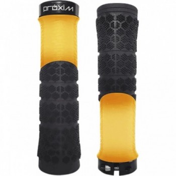 Puños Proxim X-Shred Negro/Naranja para Off Road - Comodidad y Control - 1