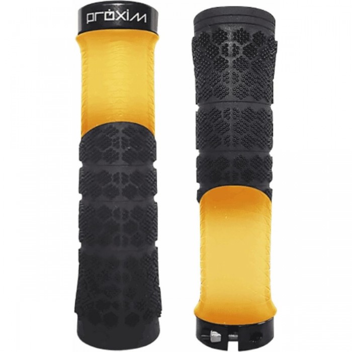 Proxim X-Shred Black/Orange Grips for Off Road - Comfort & Control - 1