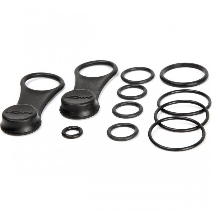 Kit de Juntas Negras para Bombas Manuales Lezyne - Compatible con Pressure, Alloy y Road Drive - 1