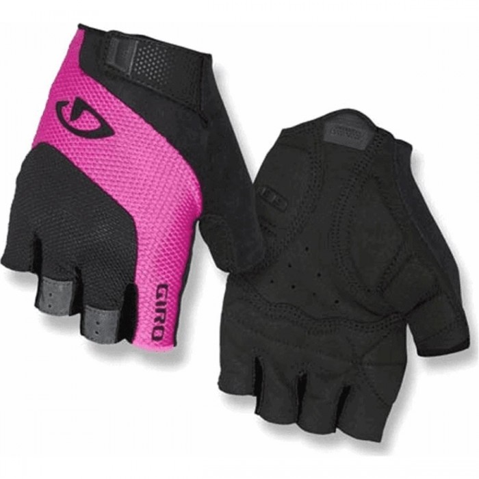 Gants de Cyclisme Femme Été Tessa Gel Noir/Rose Taille S - Confort et Protection - 1