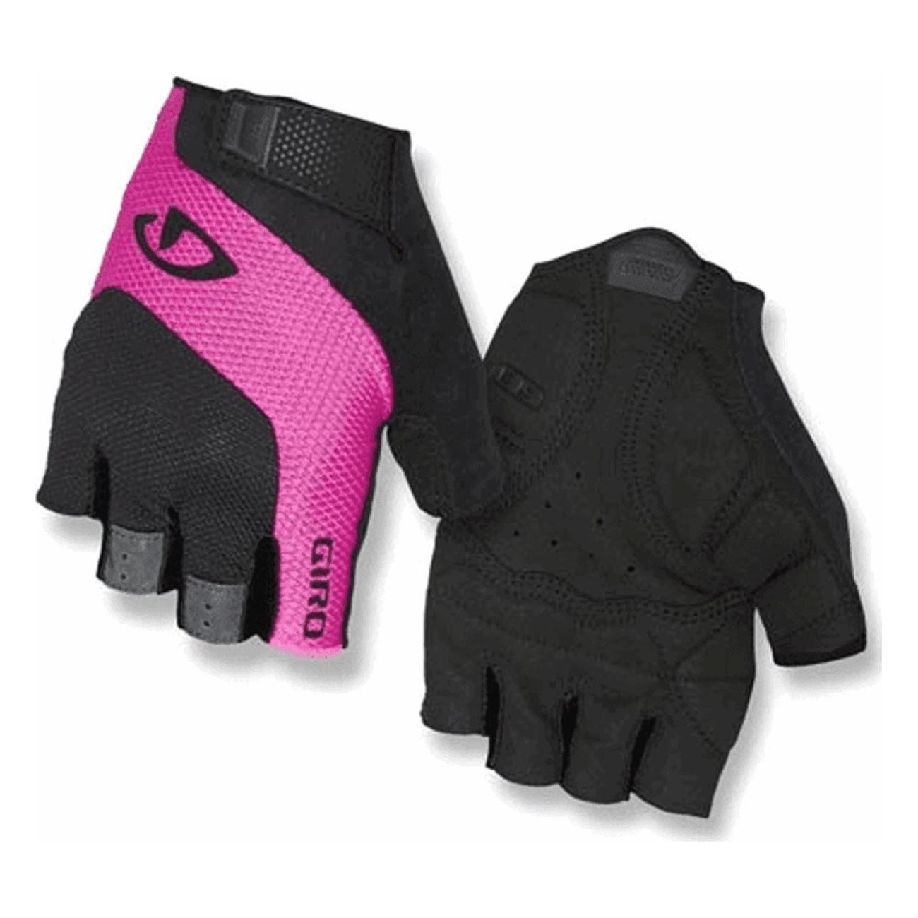 Damen Fahrradhandschuhe Tessa Gel Schwarz/Rosa Größe S - Komfort und Schutz - 1