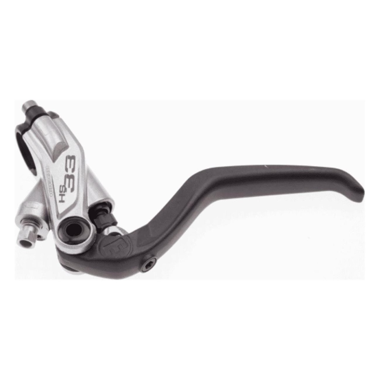 HS33 R Brake Lever Body Silver Black for Urban/City Bike, 4-Finger Design - 1