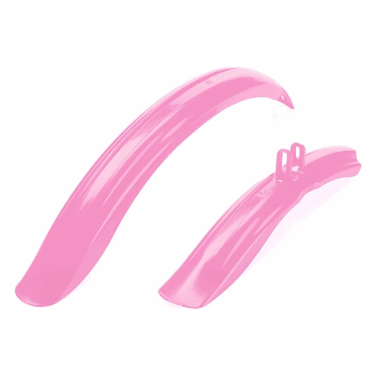 Pink Plastic Fenders for 20' Girls MTB - Front and Rear - 1