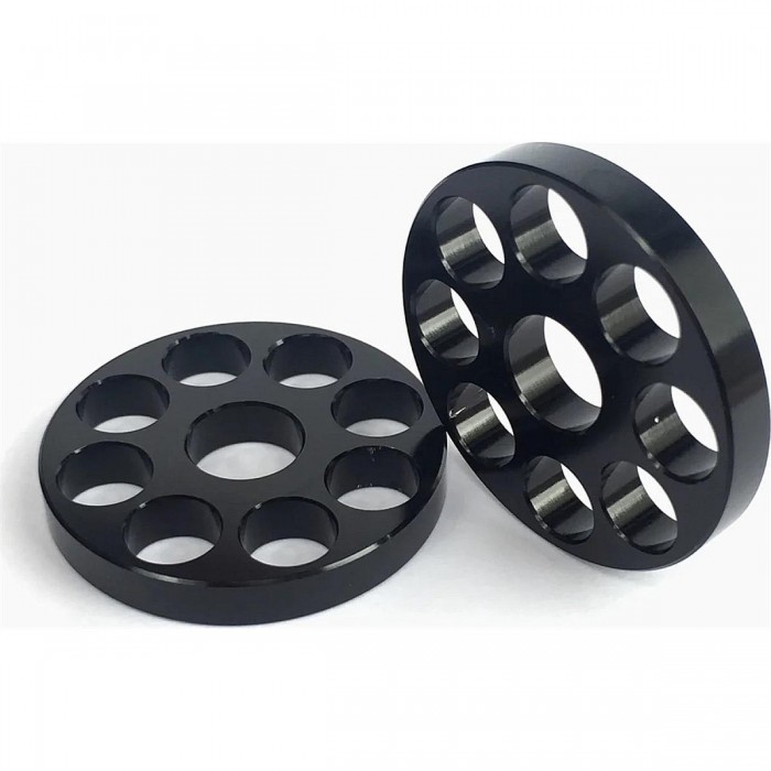 14mm Aluminum 7075 Spacer for Pedal - Compatible with Heresy 108, Black - 1