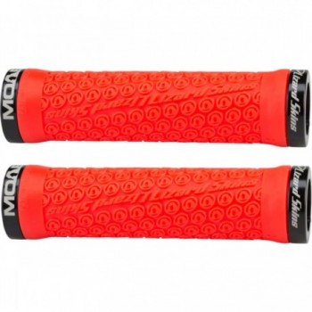 Puños Lizard Skin de Goma Roja 130mm - Agarre y Comodidad para Bicicleta - 1