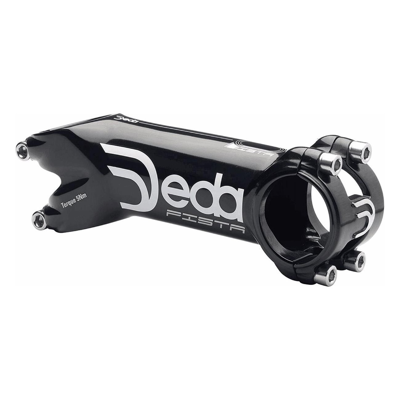 Deda 31.7x140mm Matte Black Aluminum Handlebar Stem, 70° Angle - 1