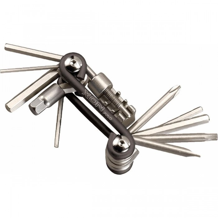 Multitool 11 en 1 en Aluminium avec Tournevis Hexagonaux et Outil XON - 1