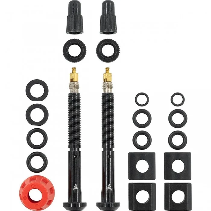 Sram Quarq Tyrewiz Valves - Set of 2, Lengths 58.6 mm and 65.8 mm - 1