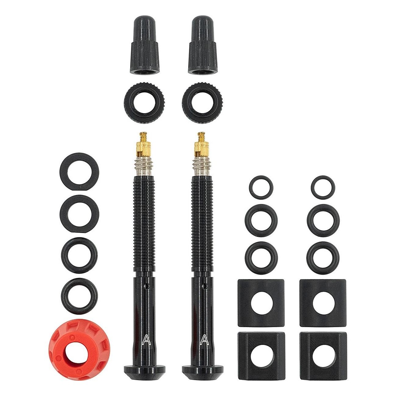 Sram Quarq Tyrewiz Valves - Set of 2, Lengths 58.6 mm and 65.8 mm - 1