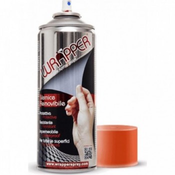 Entfernbare Sprühfarbe Wrapper Orange 400ml - Temporärer Schutz für Metalle, Kunststoffe und andere Materialien - 1