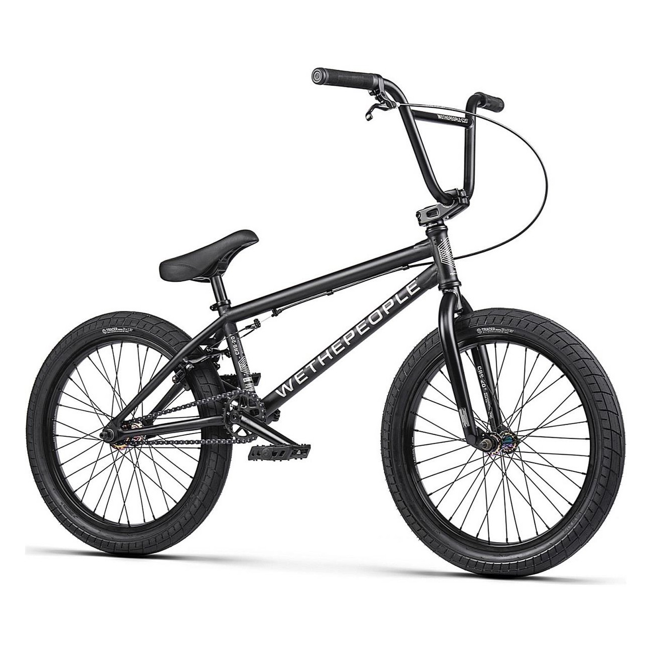 Bicyclette BMX Wethepeople CRS 20' Noir Mat avec Freecoaster et Cadre 20.25' TT RHD - 1