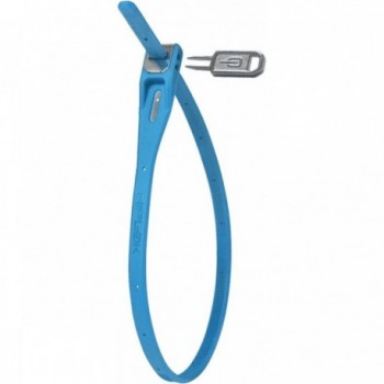 Lucchetto Hiplok Z Lock in Acciaio Azzurro 400mm - Sicurezza Leggera e Resistente - 1 - Lucchetti - 5060277661057