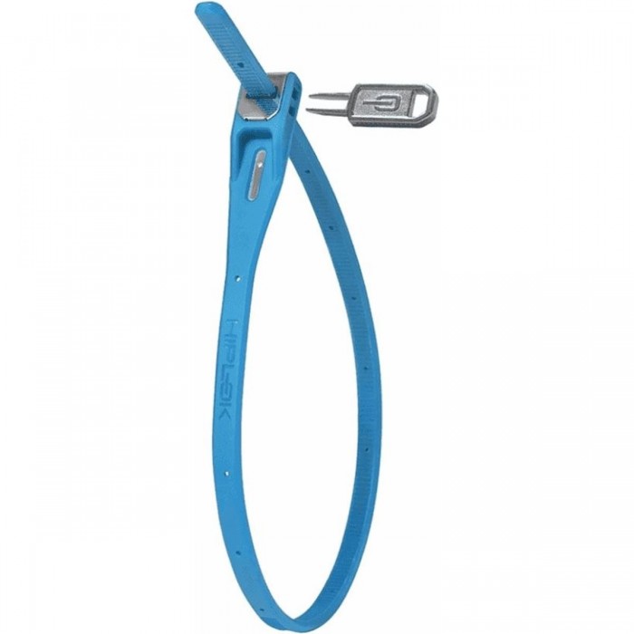 Lucchetto Hiplok Z Lock in Acciaio Azzurro 400mm - Sicurezza Leggera e Resistente - 1 - Lucchetti - 5060277661057