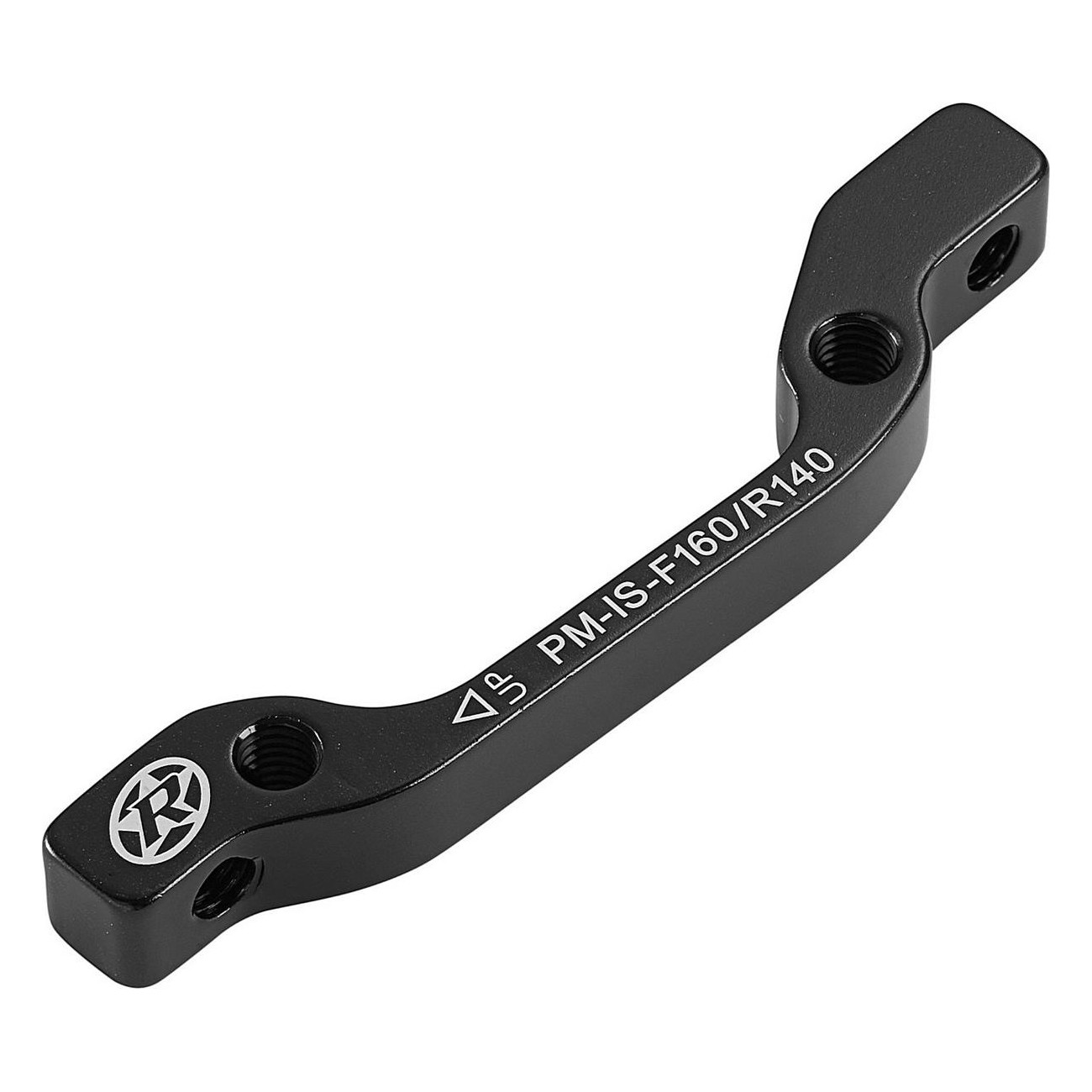 Rear Disc Brake Adapter 160 mm Black - Compatible with Shimano, Avid, Hayes - 1