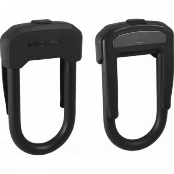 Cadenas en U Hiplok Noir en Acier 13mm - Haute Sécurité avec CLIP+RIDE - 1