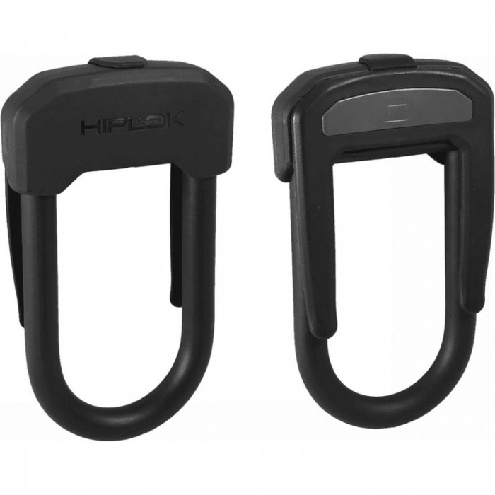 Candado en Arco Hiplok Negro de Acero 13mm - Alta Seguridad CLIP+RIDE - 1