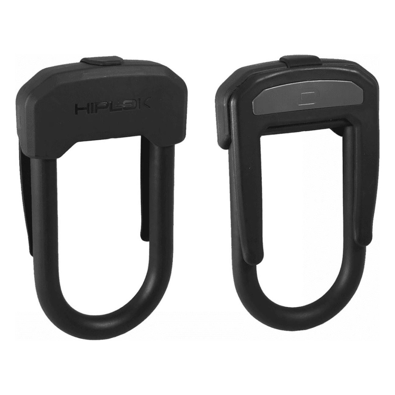 Hiplok Black Steel U-Lock 13mm - High Security with CLIP+RIDE System - 1