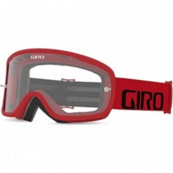 GIRO Tempo Maske Rot mit Clear EXV Antifog Linse und Expansion View Technologie - 1