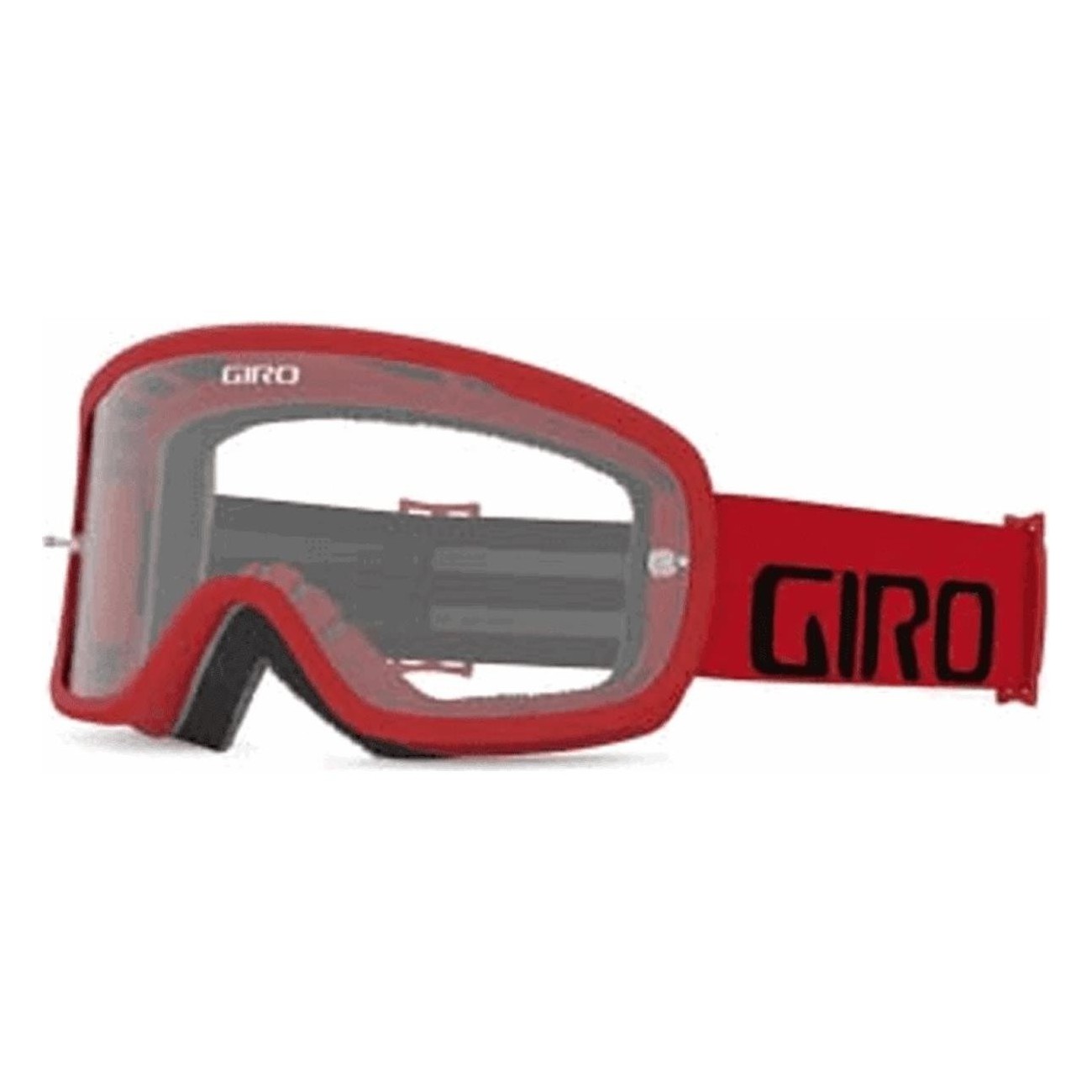 Maschera GIRO Tempo Rossa con Lente Clear EXV Antifog e Tecnologia Expansion View - 1 - Visiere - 0768686067631