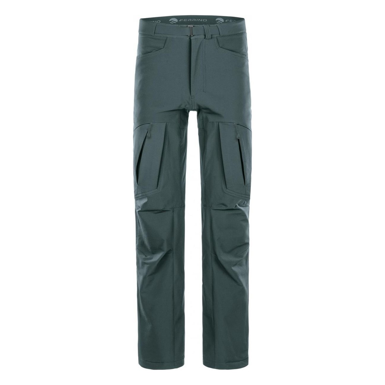 Pantalones Hombre Sajama Verde Oscuro Talla 48 Con Bolsillos y Cintura - 1