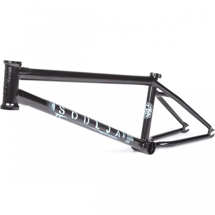 Cuadro BMX Soulja V4 20.6' Negro Plano en CrMo 4130 Sanko Japonés - 1