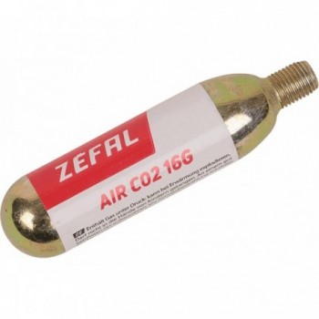 25g Threaded CO2 Cartridge in Aluminum for High-Pressure Tire Inflators - 1