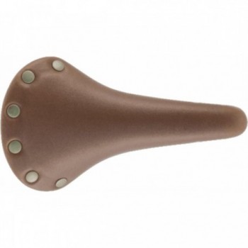 Velo Vintage Brown Unisex Saddle 274x153 mm, Lightweight and Durable, 330g - 1