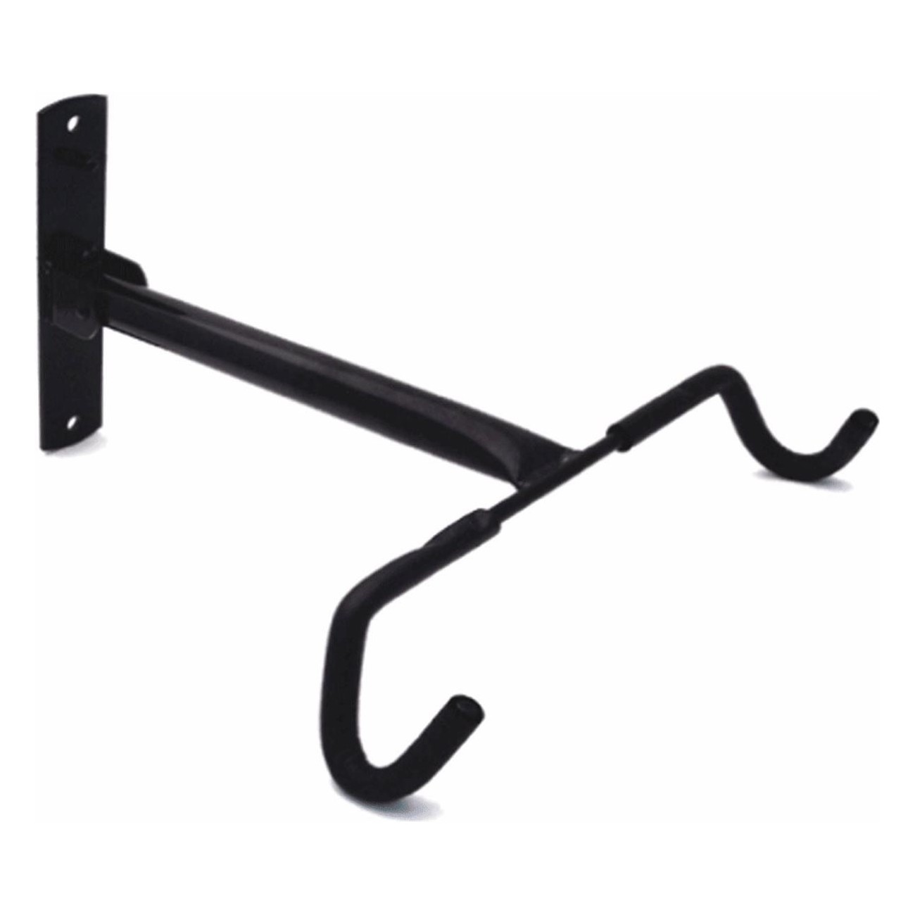 Double Wall-Mounted Folding Bike Hook Black Metal MVTEK - 1