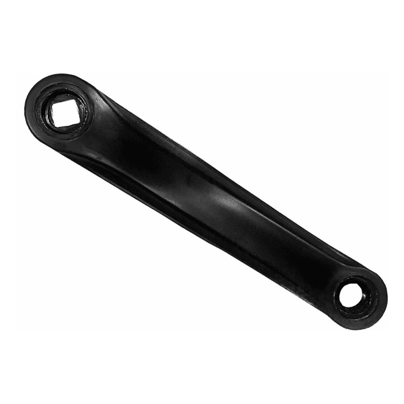 Left Crank 170mm in Black Iron and Plastic with Square Pin - 1