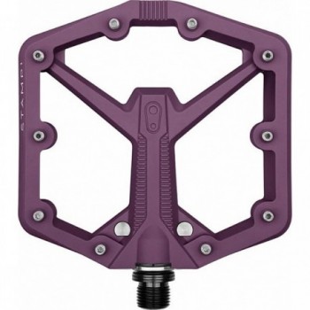 Crankbrothers Stamp 1 Large Gen 2 Flat Pedals Purple for Freeride, Enduro, Downhill - 1