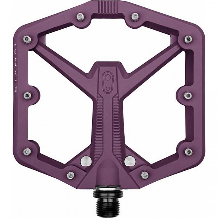 Pedali Flat Crankbrothers Stamp 1 Large Gen 2 Viola per Freeride, Enduro e Downhill - 1 - Pedali - 0641300168177