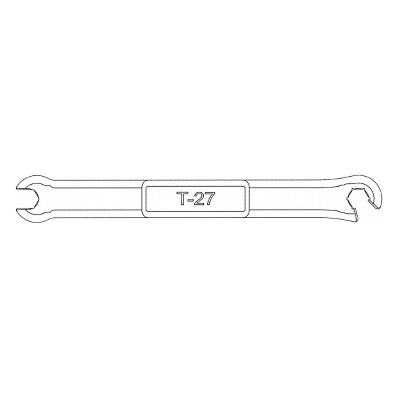 Chiave Tiraraggi T-27 per Manutenzione Ruote Bicicletta - 1 - Estrattori e strumenti - 8057017982401